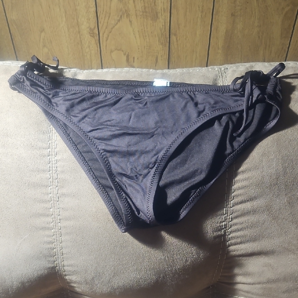 Brown Bikini Bottom with Side Ties